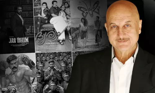 ബോളിവുഡ് താരങ്ങളെ വില്‍ക്കുമ്പോള്‍ തെന്നിന്ത്യ മികച്ച കഥയില്‍ സിനിമകള്‍ ചെയ്യുന്നു; വിമര്‍ശനവുമായി അനുപം ഖേര്‍