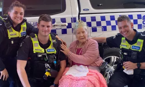 നൂറാം ജന്മദിനത്തിൽ അറസ്റ്റിൽ; വിചിത്രമായ ആഗ്രഹം സഫലമാക്കി ആസ്‌ട്രേലിയൻ മുത്തശ്ശി