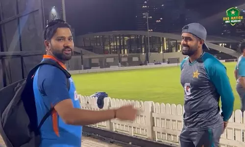 ബ്രോ പോയി ഒരു കല്യാണം കഴിക്കൂ..  സൗഹൃദം പങ്കുവെച്ച് രോഹിത്തും ബാബർ അസമും