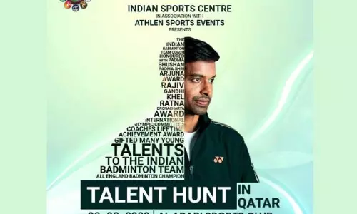 ബാഡ്മിന്റൺ ടാലന്റ് ഹണ്ടുമായി ഖത്തർ ഇന്ത്യൻ സ്പോർട്സ് സെന്റർ ബാഡ്മിന്റൺ ടാലന്റ് ഹണ്ടുമായി ഖത്തർ ഇന്ത്യൻ സ്പോർട്സ് സെന്റർ
