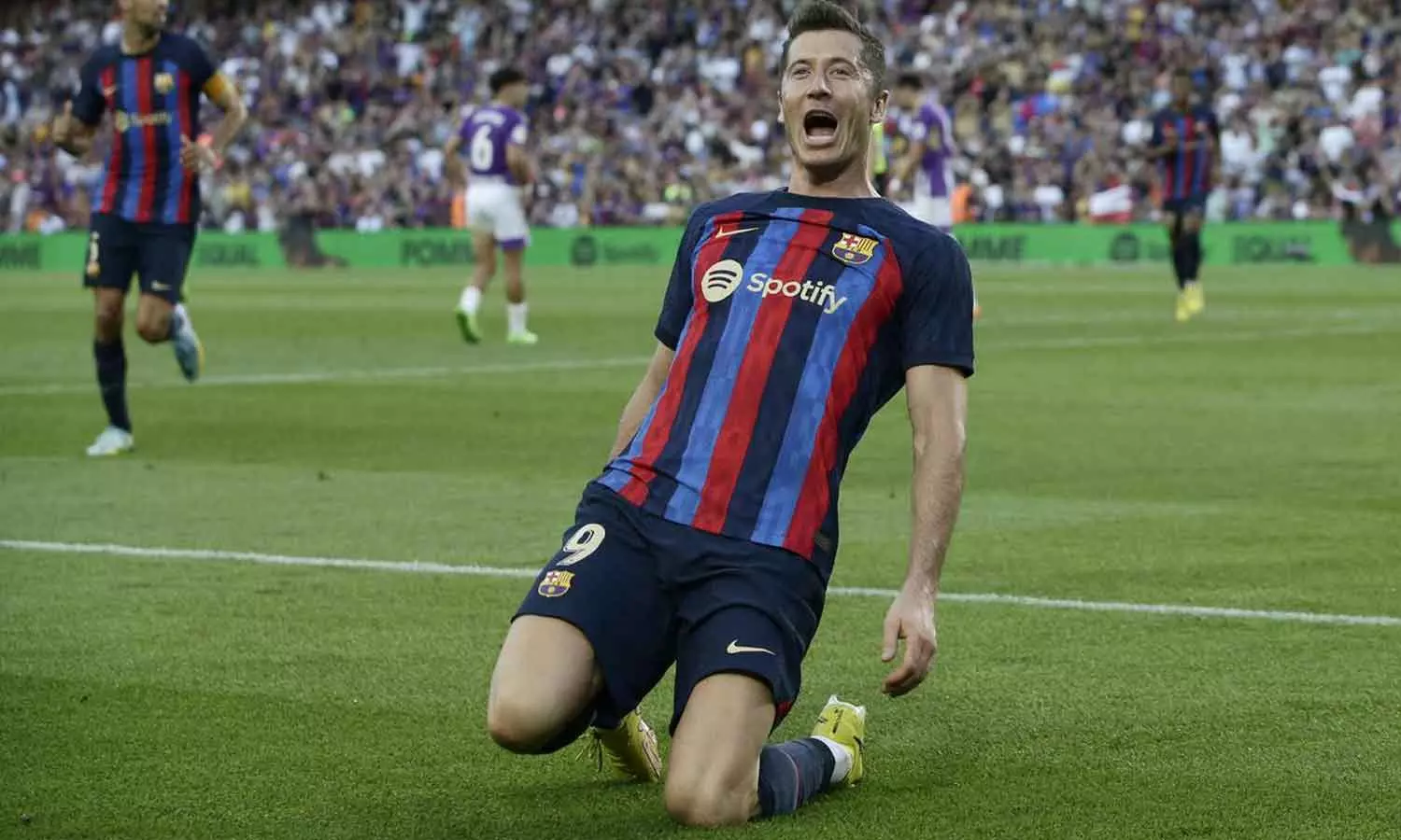 ഇരട്ട ഗോളുമായി ലെവൻഡോസ്‌കി; ലാലിഗയിൽ ബാഴ്‌സക്ക് രണ്ടാം ജയം