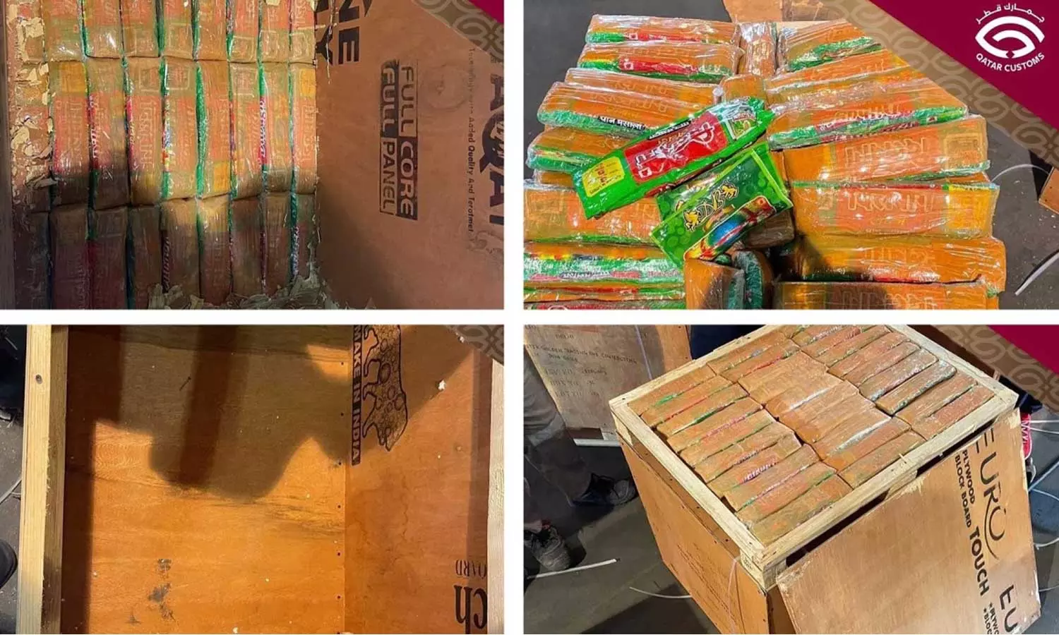ഖത്തറിലേക്ക് കടത്താൻ ശ്രമിച്ച നിരോധിത പുകയില ശേഖരം പിടിച്ചെടുത്തു