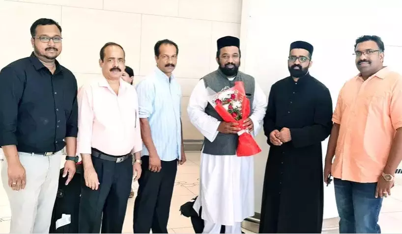 ഫാ. കുര്യൻ മാത്യു വടക്കേപറമ്പിലിന് ബഹ്‌റൈനിൽ സ്വീകരണം നൽകി