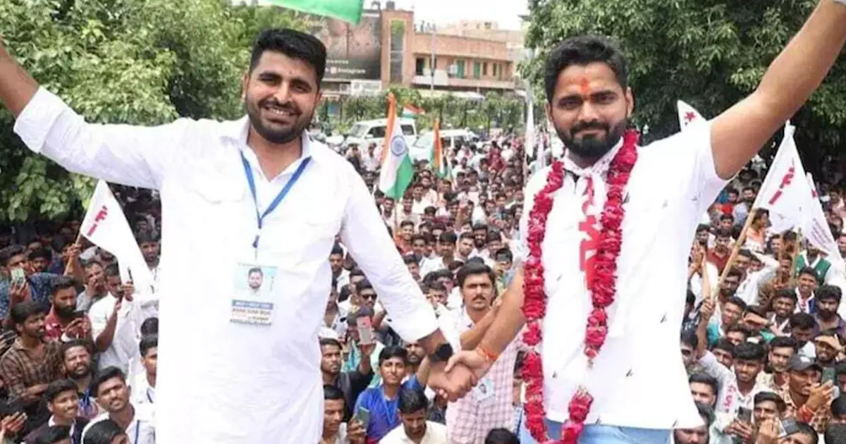 രാജസ്ഥാന് സര്വകലാശാല തെരഞ്ഞെടുപ്പ്: എസ്.എഫ്.ഐക്ക് രണ്ടിടത്ത് അധ്യക്ഷ സ്ഥാനം, എന്.എസ്.യു ചിത്രത്തിലില്ല രാജസ്ഥാന് സര്വകലാശാല തെരഞ്ഞെടുപ്പ്: എസ്.എഫ്.ഐക്ക് രണ്ടിടത്ത് അധ്യക്ഷ സ്ഥാനം, എന്.എസ്.യു ചിത്രത്തിലില്ല