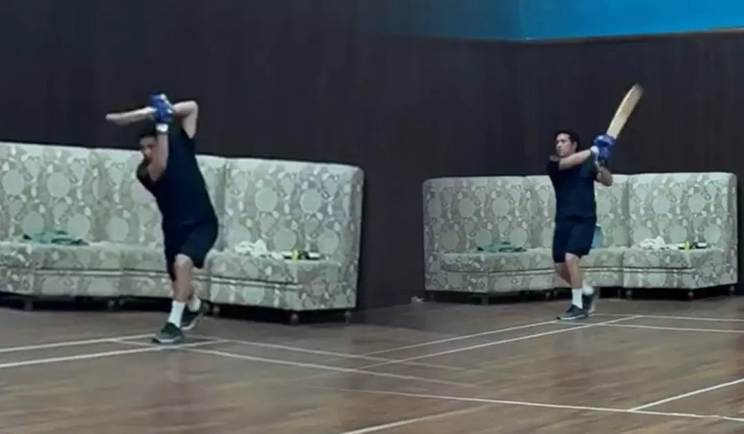 49ആം വയസിലും എന്നാ ഒരിതാ! വൈറലായി സച്ചിന്‍റെ ബാറ്റിങ് വീഡിയോ