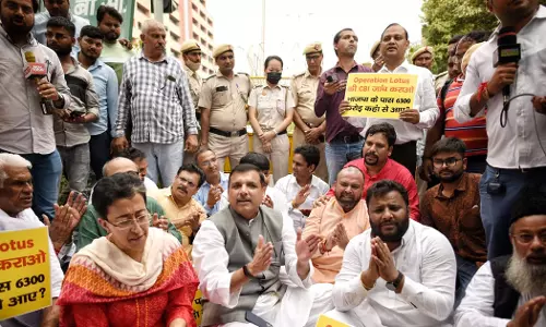 ബി.ജെ.പി പണമിടപാട് അന്വേഷിക്കണം; സി.ബി.ഐ ആസ്ഥാനത്ത് എത്തിയ ആംആദ്മി എംഎൽഎമാരെ പൊലീസ് തടഞ്ഞു