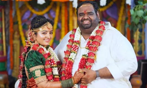 നിർമാതാവ് രവീന്ദർ ചന്ദ്രശേഖരനും നടി മഹാലക്ഷ്മിയും വിവാഹിതരായി