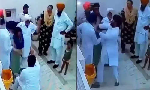 വീട്ടിലും രക്ഷയില്ല; ആംആദ്മി എം.എൽ.എയുടെ മുഖത്തടിച്ച് ഭർത്താവ്- വീഡിയോ വൈറല്‍