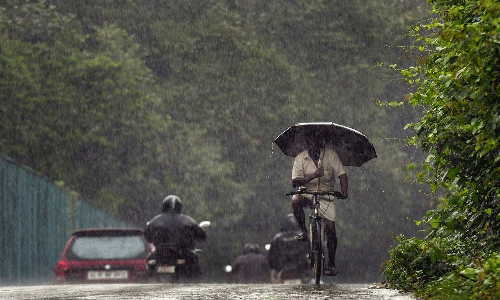 സംസ്ഥാനത്ത് അഞ്ച് ദിവസം ഒറ്റപ്പെട്ട സ്ഥലങ്ങളിൽ മഴ: ഇന്ന് ആറ് ജില്ലകളിൽ യെല്ലോ അലർട്ട്