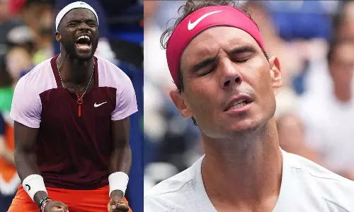 യു.എസ് ഓപണിൽ അടിപതറി വമ്പന്മാർ; റാഫയ്ക്ക് ടിയാഫോ ഷോക്ക്, മെദ്വദേവും നിരാശയോടെ പുറത്ത് യു.എസ് ഓപണിൽ അടിപതറി വമ്പന്മാർ; റാഫയ്ക്ക് ടിയാഫോ ഷോക്ക്, മെദ്വദേവും നിരാശയോടെ പുറത്ത്