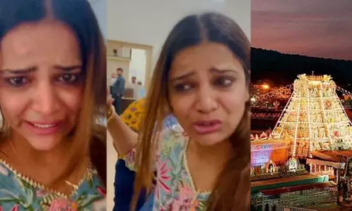 തിരുപ്പതി ക്ഷേത്രത്തിൽ വി.ഐ.പി ദർശനത്തിന് 10,500 ഈടാക്കി, പ്രവേശനം അനുവദിച്ചില്ല; ദുരനുഭവം കരഞ്ഞുപറഞ്ഞ് നടി അർച്ചന ഗൗതം