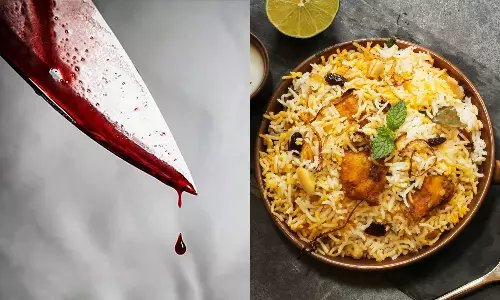 അത്താഴത്തിന് ബിരിയാണി ഉണ്ടാക്കിയില്ല; ഭാര്യയെ കുത്തി ഭർത്താവ്
