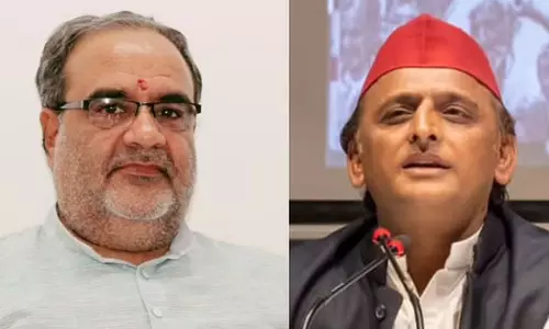 100 എം.എൽ.എമാരുമായി വന്നാൽ ബി.ജെ.പി ഉപമുഖ്യമന്ത്രിയെ മുഖ്യമന്ത്രിയാക്കാമെന്ന് അഖിലേഷ്; നിങ്ങളുടെ എം.എൽ.എമാരെ സൂക്ഷിച്ചോയെന്ന് ബി.ജെ.പി തലവൻ