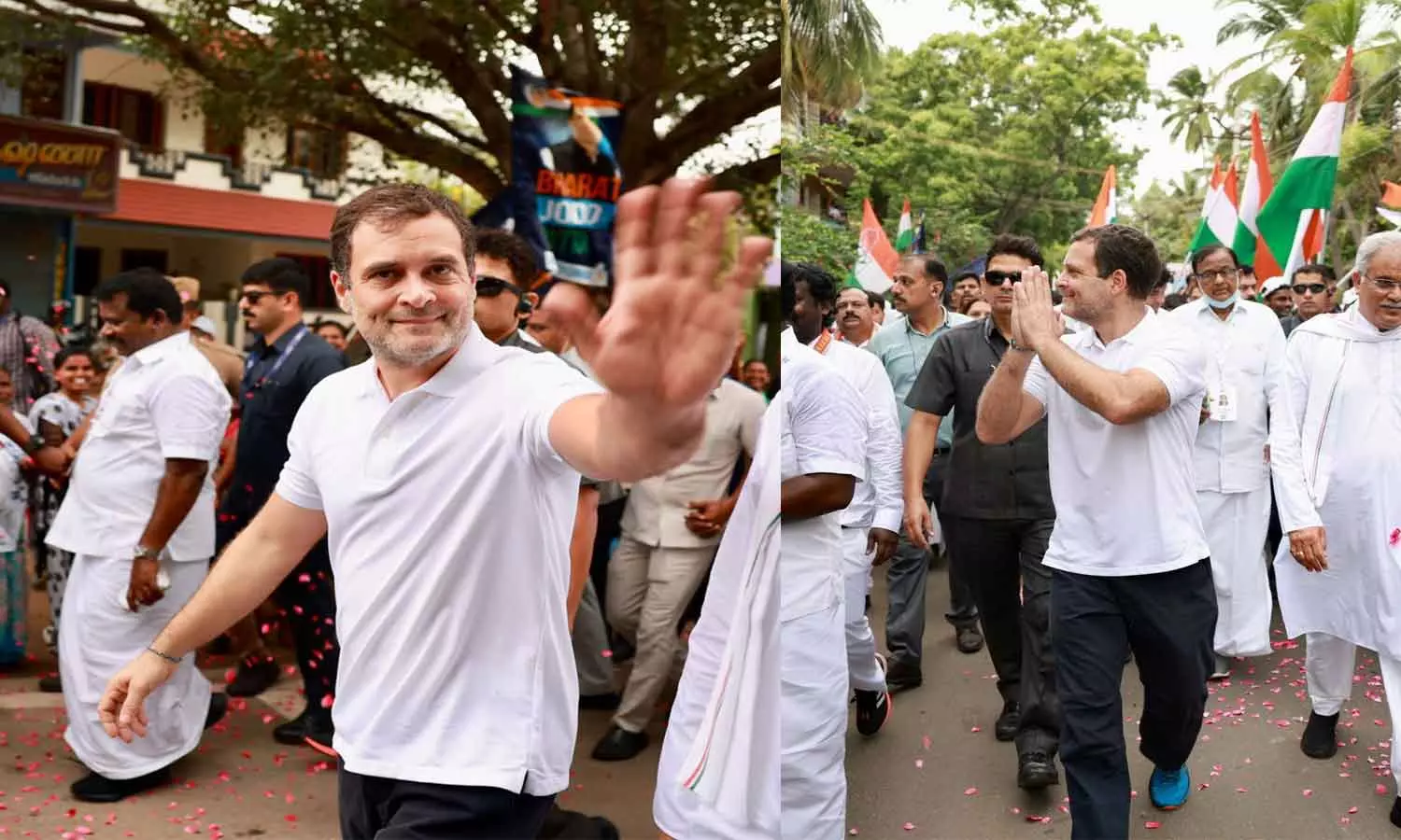 ഭാരത് ജോഡോ യാത്രയുടെ രണ്ടാം ദിവസത്തെ പര്യടനത്തിന് തുടക്കം; അഭിവാദ്യമർപ്പിക്കാൻ ആയിരങ്ങൾ