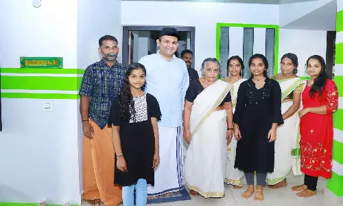 കല്ല്യാണിയമ്മക്ക് ഓണ സമ്മാനമായി മുസ്‌ലിം ലീഗിന്റെ ബൈത്തുറഹ്മ