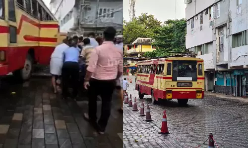 യാത്രക്കാരന് ഹൃദയാഘാതം; ആശുപത്രിയിലേക്ക് റൂട്ടുമാറ്റി കെ.എസ്.ആർ.ടി.സി