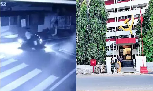 എ.കെ.ജി സെന്റർ ആക്രമിച്ച പ്രതിയെ തിരിച്ചറിഞ്ഞതായി സൂചന എ.കെ.ജി സെന്റർ ആക്രമിച്ച പ്രതിയെ തിരിച്ചറിഞ്ഞതായി സൂചന