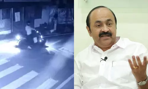 എ.കെ.ജി സെന്റർ ആക്രമണം; പ്രതികളുടെ വിവരങ്ങൾ പുറത്തുവിടട്ടെയന്ന് വി.ഡി സതീശൻ‍