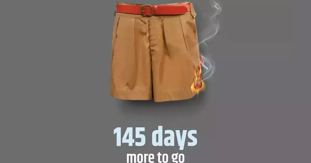 കത്തുന്ന കാക്കി ട്രൗസർ, ഇനി 145 ദിവസം: വീണ്ടും കോണ്ഗ്രസ് - ബി.ജെ.പി വാക്പോര് കത്തുന്ന കാക്കി ട്രൗസർ, ഇനി 145 ദിവസം: വീണ്ടും കോണ്ഗ്രസ് - ബി.ജെ.പി വാക്പോര്