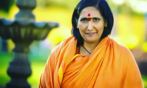 പ്രതിഷേധം കടുത്തു; തീവ്രഹിന്ദുത്വ നേതാവ് സാധ്വി ഋതംബരയുടെ പരിപാടി ന്യൂജേഴ്സിയിലെ ചര്ച്ച് റദ്ദാക്കി പ്രതിഷേധം കടുത്തു; തീവ്രഹിന്ദുത്വ നേതാവ് സാധ്വി ഋതംബരയുടെ പരിപാടി ന്യൂജേഴ്സിയിലെ ചര്ച്ച് റദ്ദാക്കി