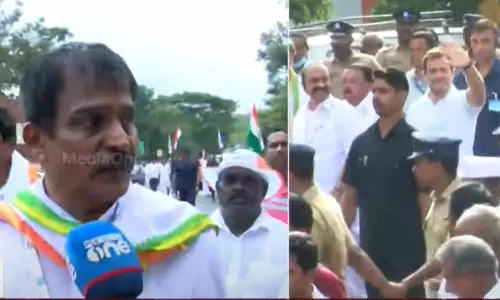 25 കി.മി നടക്കുന്നുണ്ട്, പിന്നീട് രാഹുൽ കിടക്കരുതെന്നാണോ സിപിഎം പറയുന്നത്?: കെ.സി വേണുഗോപാൽ