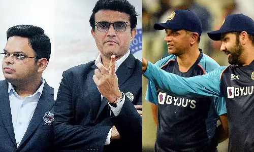 എന്താ ഇങ്ങനെ?: മധ്യ ഓവറുകളിലെ ഇന്ത്യയുടെ മെല്ലെപ്പോക്കിൽ  ചർച്ചയുമായി ജയ്ഷായും ഗാംഗുലിയും