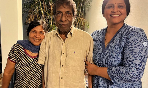 ശ്രീനിയേട്ടന്‍റെ തിരിച്ചുവരവിനായി പ്രാർഥിച്ച എല്ലാവർക്കും സന്തോഷിക്കാനും കൂടിയാണ് ഈ ഫോട്ടോ; ശ്രീനിവാസനൊപ്പമുള്ള ചിത്രം പങ്കുവച്ച് സ്മിനു സിജോ