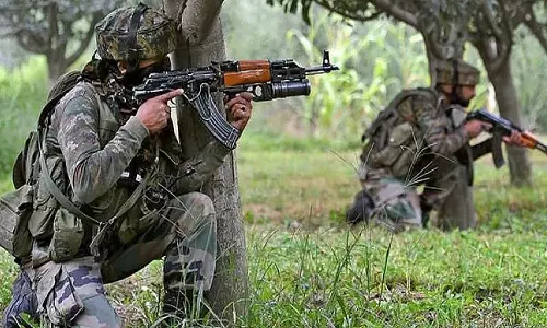 ജമ്മു കശ്മീരിൽ ഭീകരരുമായി ഏറ്റുമുട്ടൽ; രണ്ടുപേരെ സൈന്യം വധിച്ചു