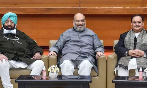 അമരീന്ദർ സിങ് ബി.ജെ.പിയിലേക്ക്; പാർട്ടി ലയനം തിങ്കളാഴ്ച