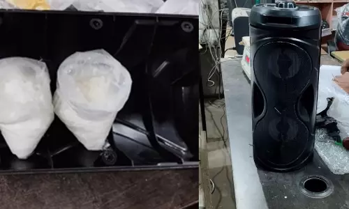 ബ്ലൂടുത്ത് സ്പീക്കറിനുള്ളിൽ കടത്തിയ എംഡിഎംഎ പിടികൂടി