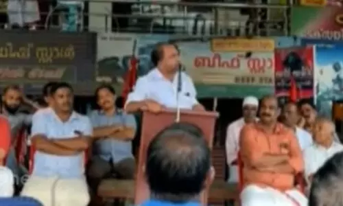 പൊള്ളലേറ്റ് മരിച്ച യുവതിയുടെ 14 വയസ്സുള്ള മകനെ തീവ്രവാദിയെന്ന് വിളിച്ച് സി.പി.എം നേതാവ്