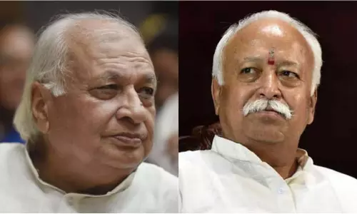 ആർഎസ്എസ് തലവൻ മോഹൻ ഭാഗവതുമായി കൂടിക്കാഴ്ച നടത്തി ഗവർണർ