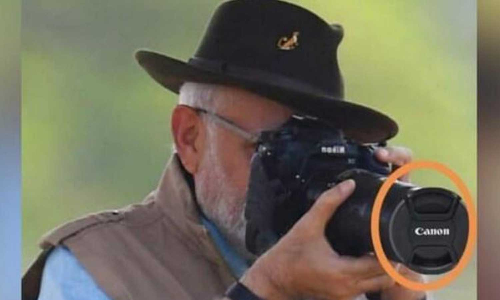 പ്രധാനമന്ത്രി ചീറ്റകളുടെ ഫോട്ടോയെടുത്തത് ക്യാമറയുടെ കാപ് തുറക്കാതെ? വസ്തുത ഇതാണ്