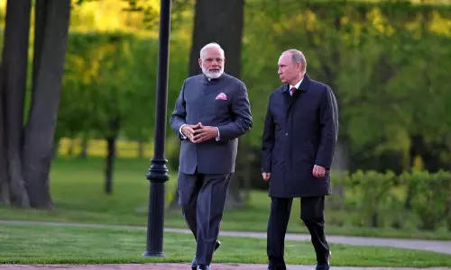 ഇപ്പോൾ ജന്മദിനാശംസ നേരാന്‍ എനിക്ക് ബുദ്ധിമുട്ടുണ്ട്; ഡിയർ ഫ്രണ്ട് മോദിയോട് പുടിൻ