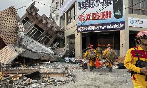 തായ്‍വാനിൽ വൻ ഭൂചലനം: റിക്ടർ സ്‌കെയിലിൽ 6.9 തീവ്രത രേഖപ്പെടുത്തി