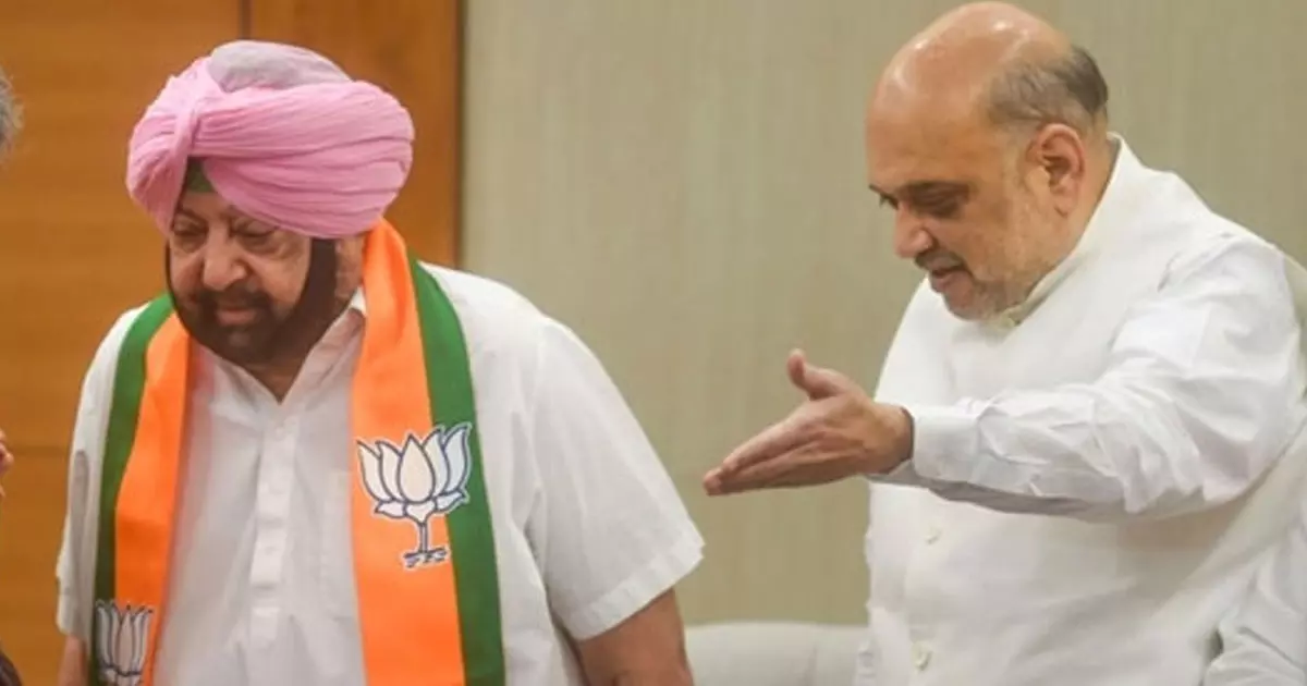 ഭാര്യ ബി.ജെ.പിയില് ചേരുന്നില്ലേ? അമരിന്ദര് സിങ്ങിന്റെ മറുപടി... ഭാര്യ ബി.ജെ.പിയില് ചേരുന്നില്ലേ? അമരിന്ദര് സിങ്ങിന്റെ മറുപടി...