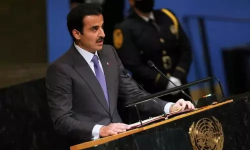 യു.എന്നിൽ ഖുർആൻ വചനം ഉരുവിട്ട്, ലോകകപ്പ്   ആസ്വദിക്കാൻ ലോകത്തെ സ്വാഗതം ചെയ്ത് ഖത്തർ അമീർ