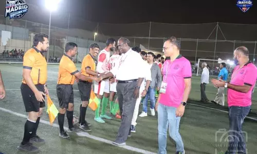 ദമ്മാം മാഡ്രിഡ് സോക്കർ സെവൻസ് ഫെസ്റ്റിന് തുടക്കമായി ദമ്മാം മാഡ്രിഡ് സോക്കർ സെവൻസ് ഫെസ്റ്റിന് തുടക്കമായി