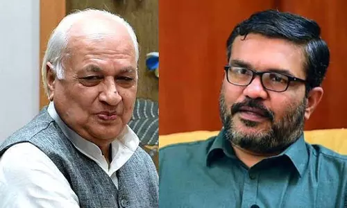 ഗവർണറെ അനുനയിപ്പിക്കാൻ സർക്കാർ നീക്കം; മന്ത്രി എം.ബി രാജേഷ് രാജ്ഭവനിലെത്തി