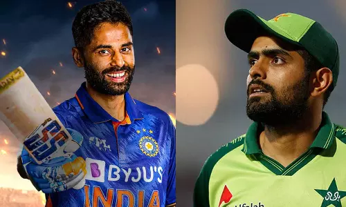 ബാബർ അസമിനെ പിന്തള്ളി സൂര്യകുമാർ; ടി20 റാങ്കിങ്ങിൽ മുന്നേറ്റം