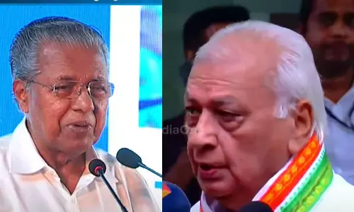 കേരളത്തെ മോശമായി ചിത്രീകരിക്കാൻ ഒരു ബഹുമാന്യൻ ശ്രമിക്കുന്നു; ഗവർണർക്കെതിരെ പരോക്ഷ വിമർശനവുമായി മുഖ്യമന്ത്രി കേരളത്തെ മോശമായി ചിത്രീകരിക്കാൻ ഒരു ബഹുമാന്യൻ ശ്രമിക്കുന്നു; ഗവർണർക്കെതിരെ പരോക്ഷ വിമർശനവുമായി മുഖ്യമന്ത്രി