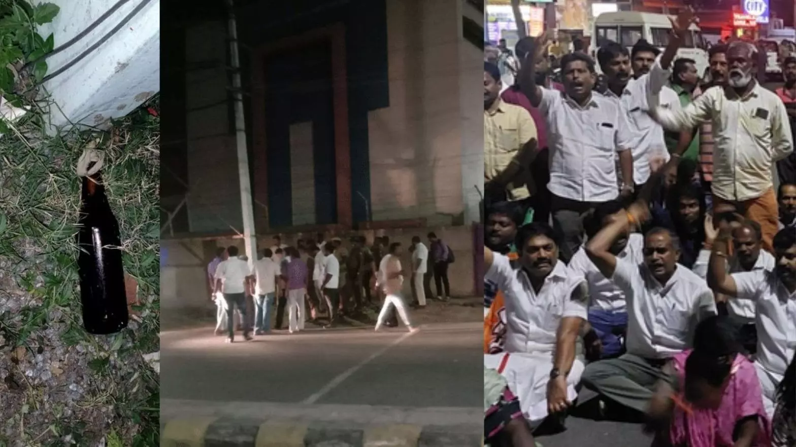 ബി.ജെ.പി ഓഫീസിന് നേരെ പെട്രോൾ ബോംബ്: പൊലീസ് സുരക്ഷ ശക്തമാക്കി