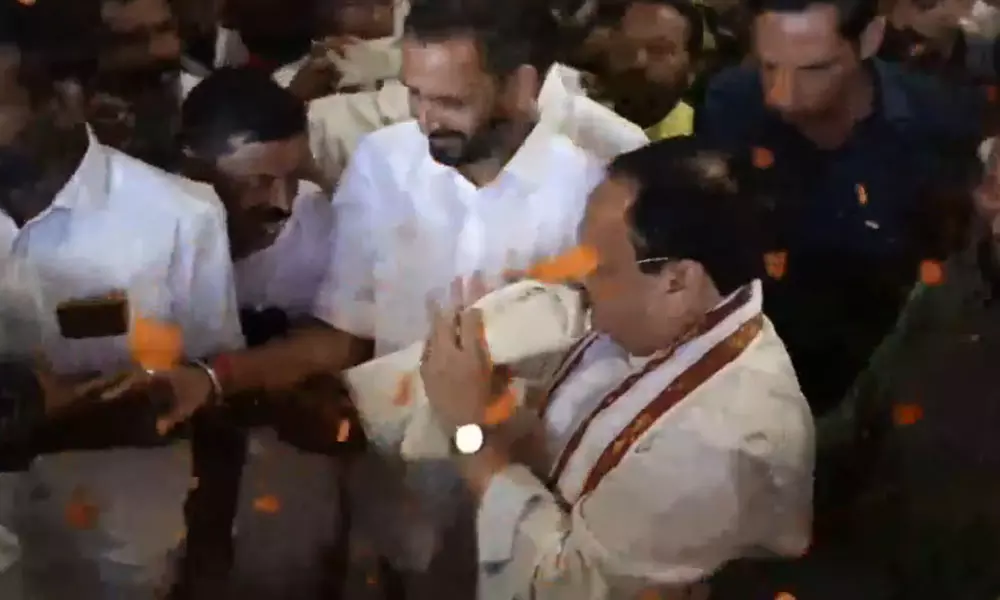 ബി.ജെ.പി ദേശീയ അധ്യക്ഷൻ ജെ.പി നദ്ദ കേരളത്തിൽ ബി.ജെ.പി ദേശീയ അധ്യക്ഷൻ ജെ.പി നദ്ദ കേരളത്തിൽ