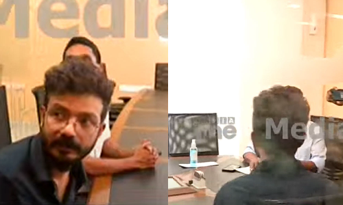 ശ്രീനാഥ് ഭാസി ഫിലിം പ്രൊഡ്യൂസേഴ്സ് അസോസിയേഷനു മുമ്പിൽ ഹാജരായി