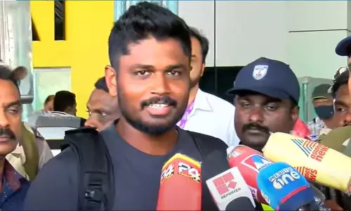 മത്സരം കാണാൻ കാര്യവട്ടത്ത് എത്തുമെന്ന് സഞ്ജു സാംസൺ; പിന്തുണയിൽ സന്തോഷം