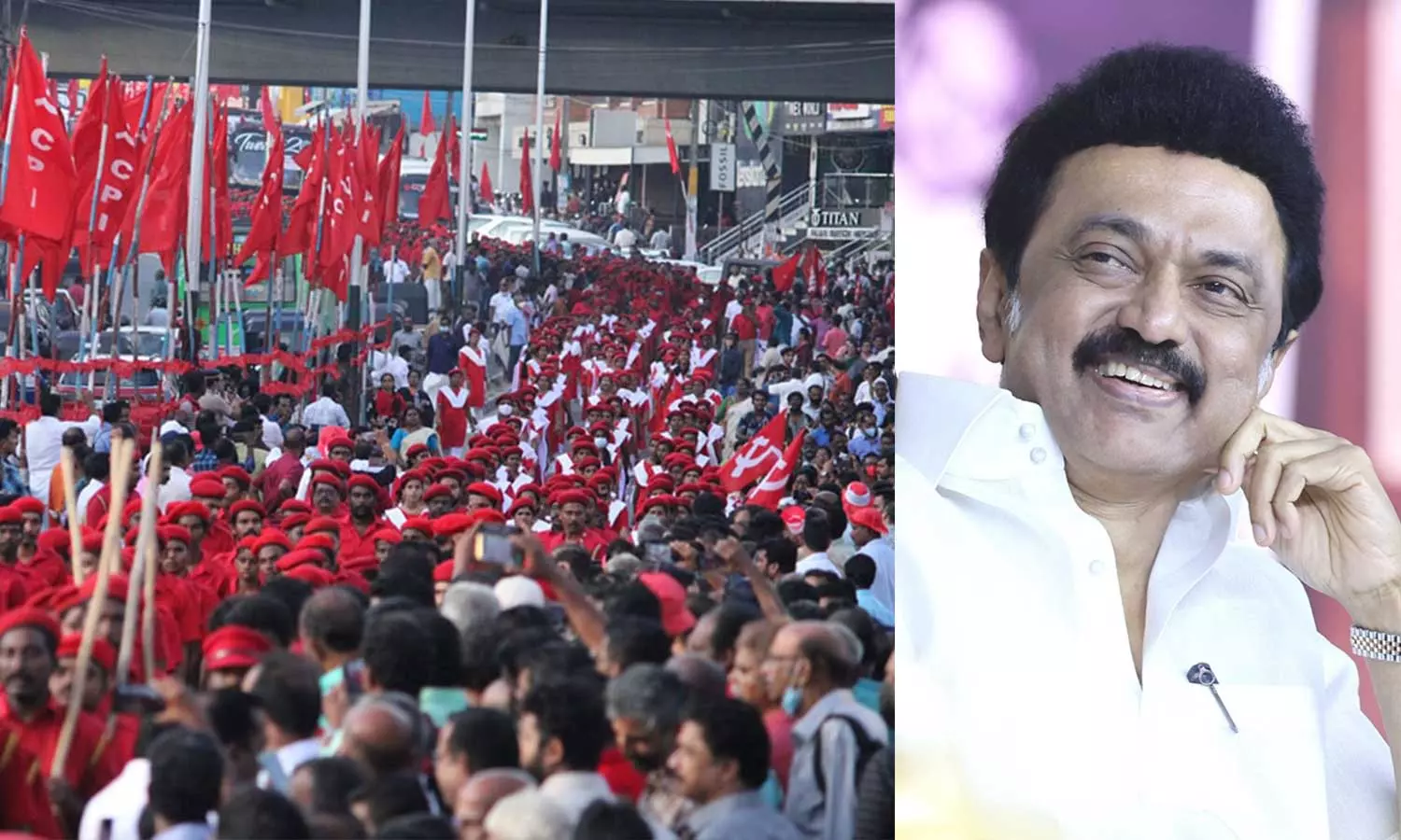 സെമിനാറിൽ അതിഥിയായി സ്റ്റാലിൻ; സി.പി.ഐ പ്രതിനിധി സമ്മേളനത്തിന് ഇന്ന് തുടക്കം സെമിനാറിൽ അതിഥിയായി സ്റ്റാലിൻ; സി.പി.ഐ പ്രതിനിധി സമ്മേളനത്തിന് ഇന്ന് തുടക്കം