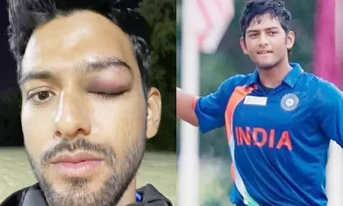 മുന്‍ ഇന്ത്യന്‍ നായകന്‍റെ കണ്ണിന് മാരക പരിക്ക് ; ചിത്രം പങ്കുവച്ച് താരം