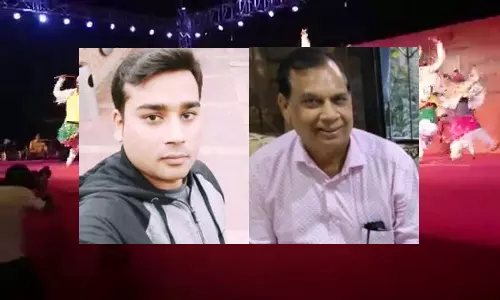 നവരാത്രി നൃത്തത്തിനിടെ യുവാവ് കുഴഞ്ഞുവീണ് മരിച്ചു; വിവരമറിഞ്ഞതോടെ പിതാവും