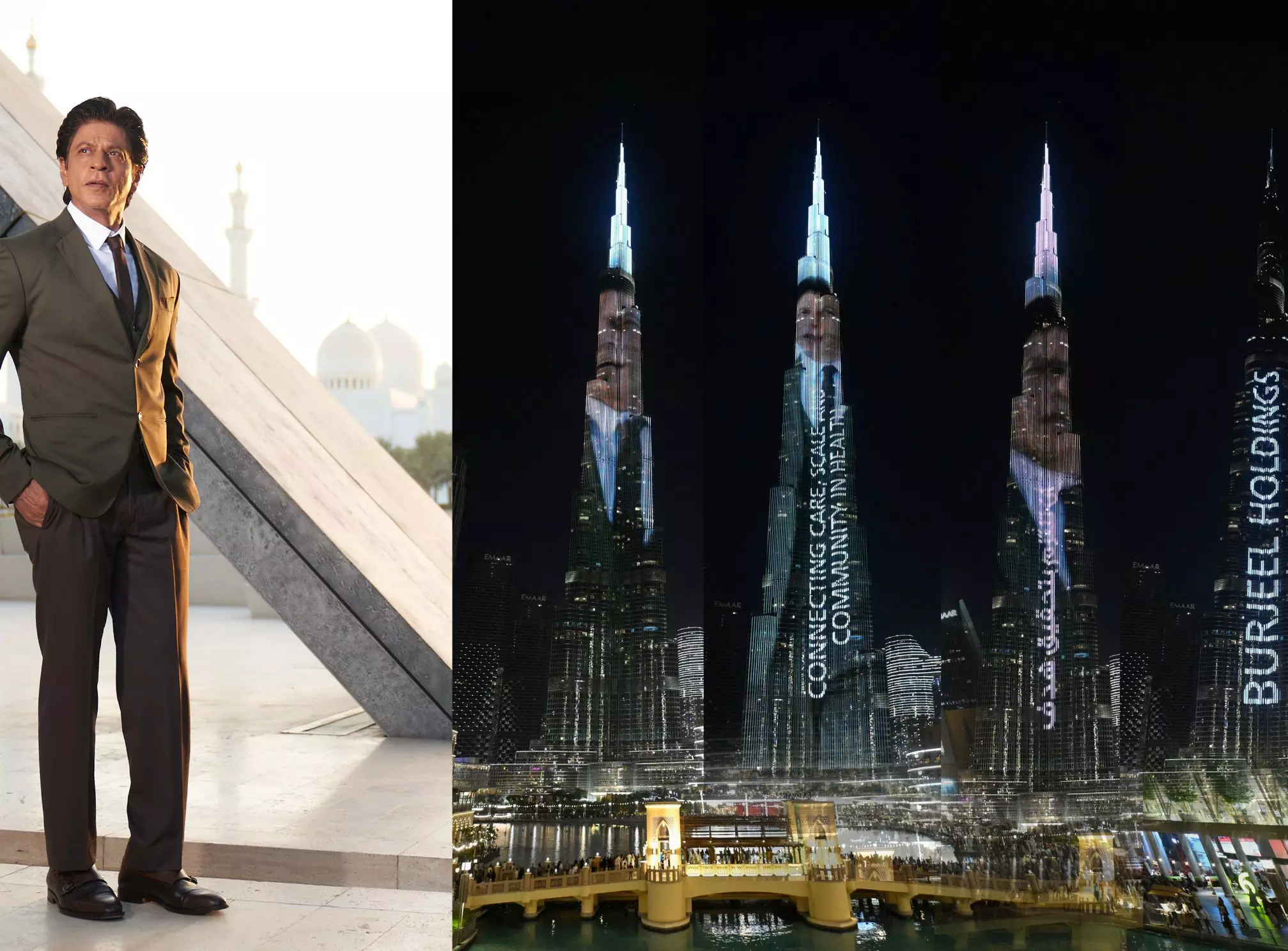 ബുർജ് ഖലീഫയിൽ ഷാരൂഖ്ഖാൻ;   ബുർജീൽ ഹോൽഡിങിന്റെ പ്രചാരണം തുടങ്ങി