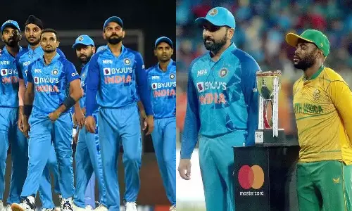 ഇന്ത്യ- ദക്ഷിണാഫ്രിക്ക മൂന്നാം ട്വന്റി-20 മത്സരം ഇന്ന്; പരമ്പര തൂത്തുവാരാൻ രോഹിത് പട ഇന്ത്യ- ദക്ഷിണാഫ്രിക്ക മൂന്നാം ട്വന്റി-20 മത്സരം ഇന്ന്; പരമ്പര തൂത്തുവാരാൻ രോഹിത് പട